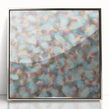 Pastel Bloom – Earthen Harmony Abstract Wall Art in Mint & Blush