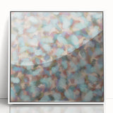 Pastel Bloom – Earthen Harmony Abstract Wall Art in Mint & Blush