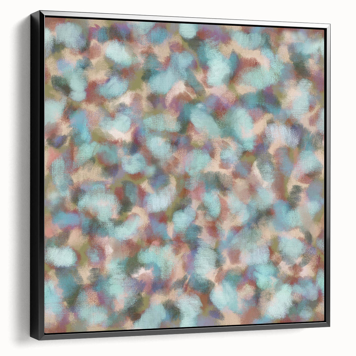 Pastel Bloom – Earthen Harmony Abstract Wall Art in Mint & Blush