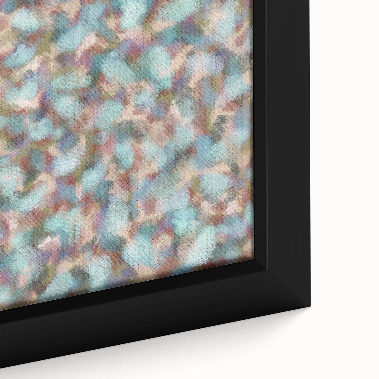Pastel Bloom – Earthen Harmony Abstract Wall Art in Mint & Blush
