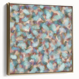 Pastel Bloom – Earthen Harmony Abstract Wall Art in Mint & Blush