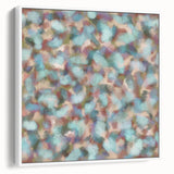 Pastel Bloom – Earthen Harmony Abstract Wall Art in Mint & Blush