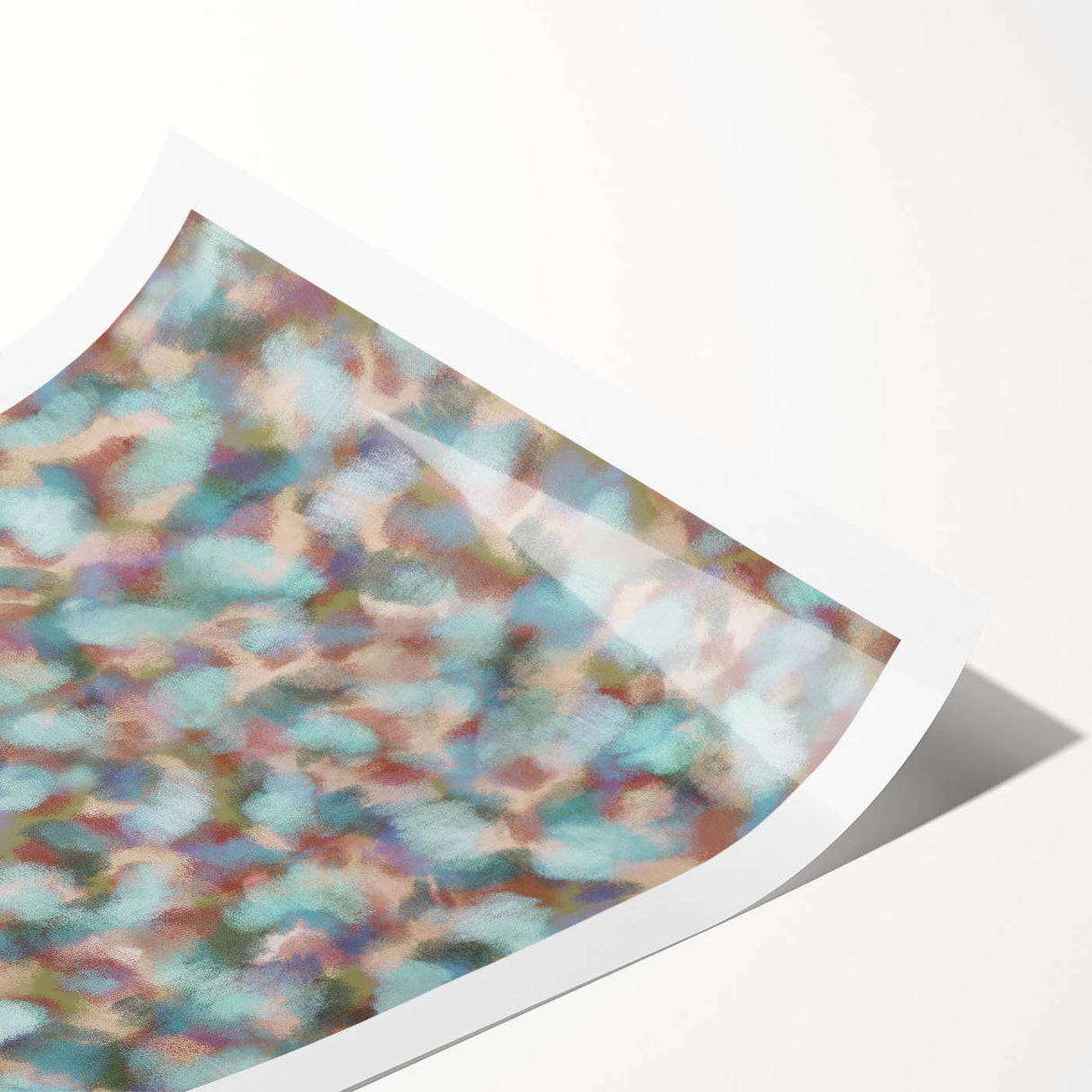 Pastel Bloom – Earthen Harmony Abstract Wall Art in Mint & Blush