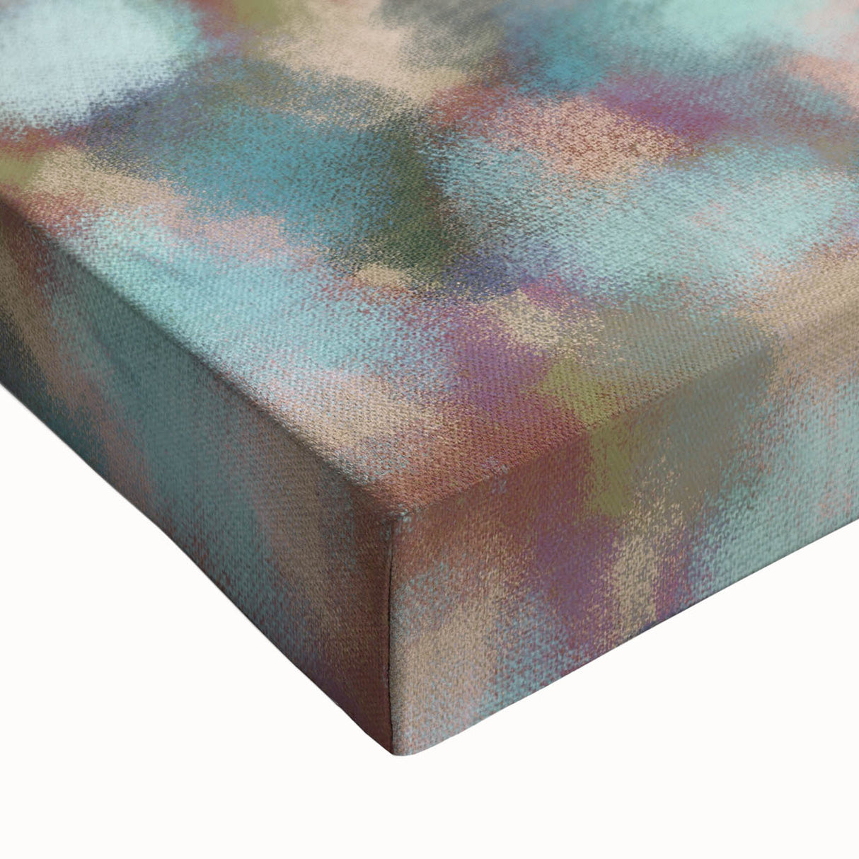 Pastel Bloom – Earthen Harmony Abstract Wall Art in Mint & Blush