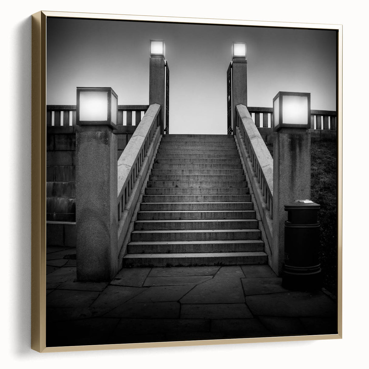 Illuminated Stairway - Fine Art Photography Framed Prints