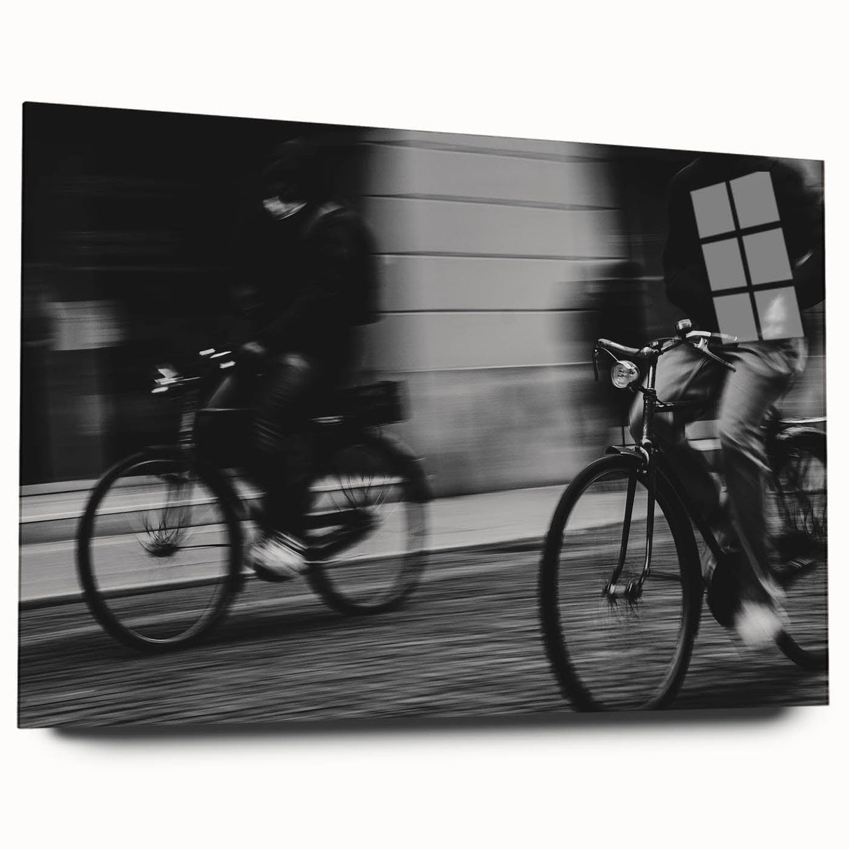 Urban Skyline Canvas Prints – Black and White Motion Photography