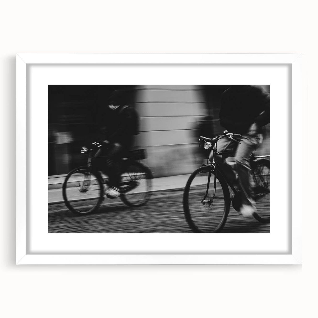 Urban Skyline Canvas Prints – Black and White Motion Photography