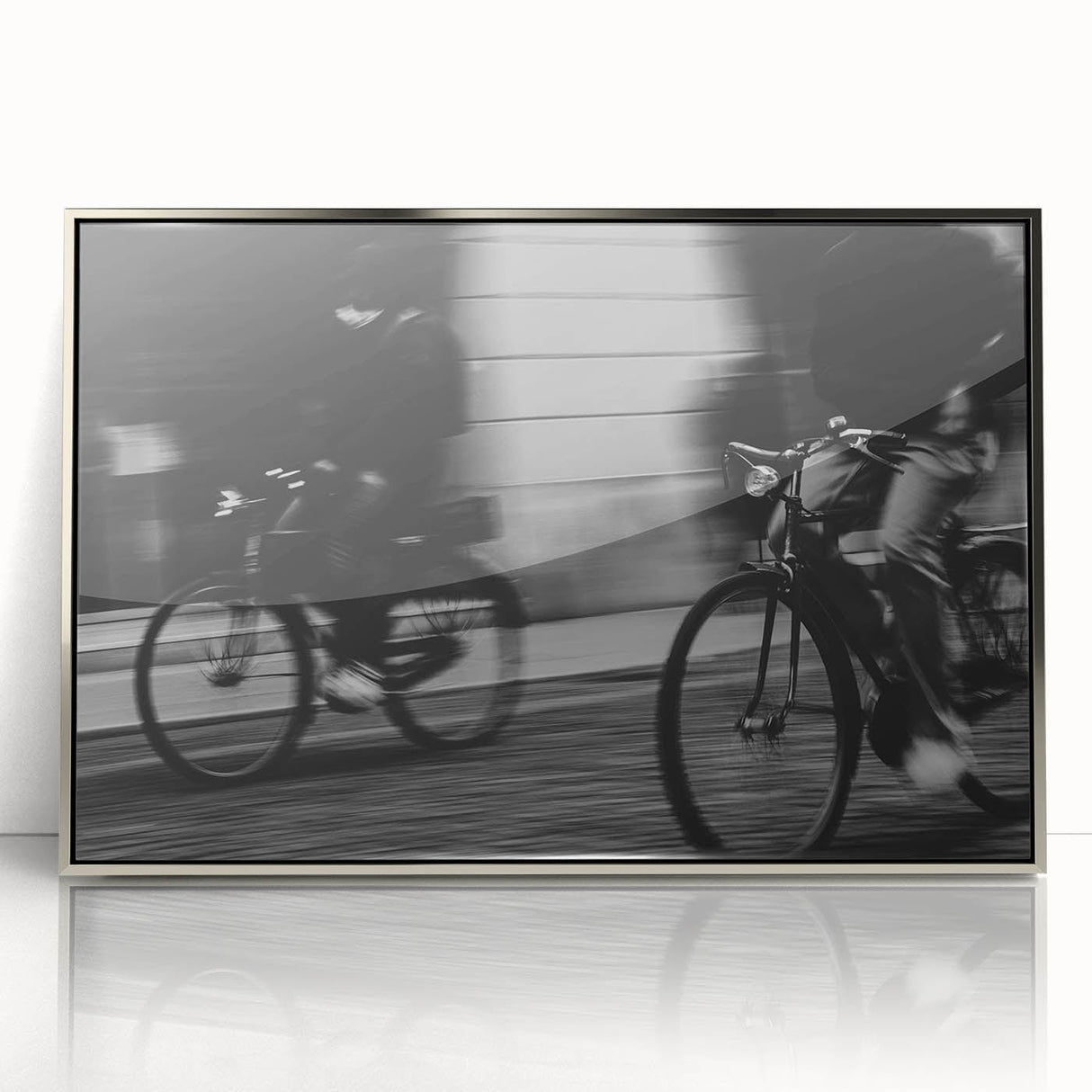 Urban Skyline Canvas Prints – Black and White Motion Photography