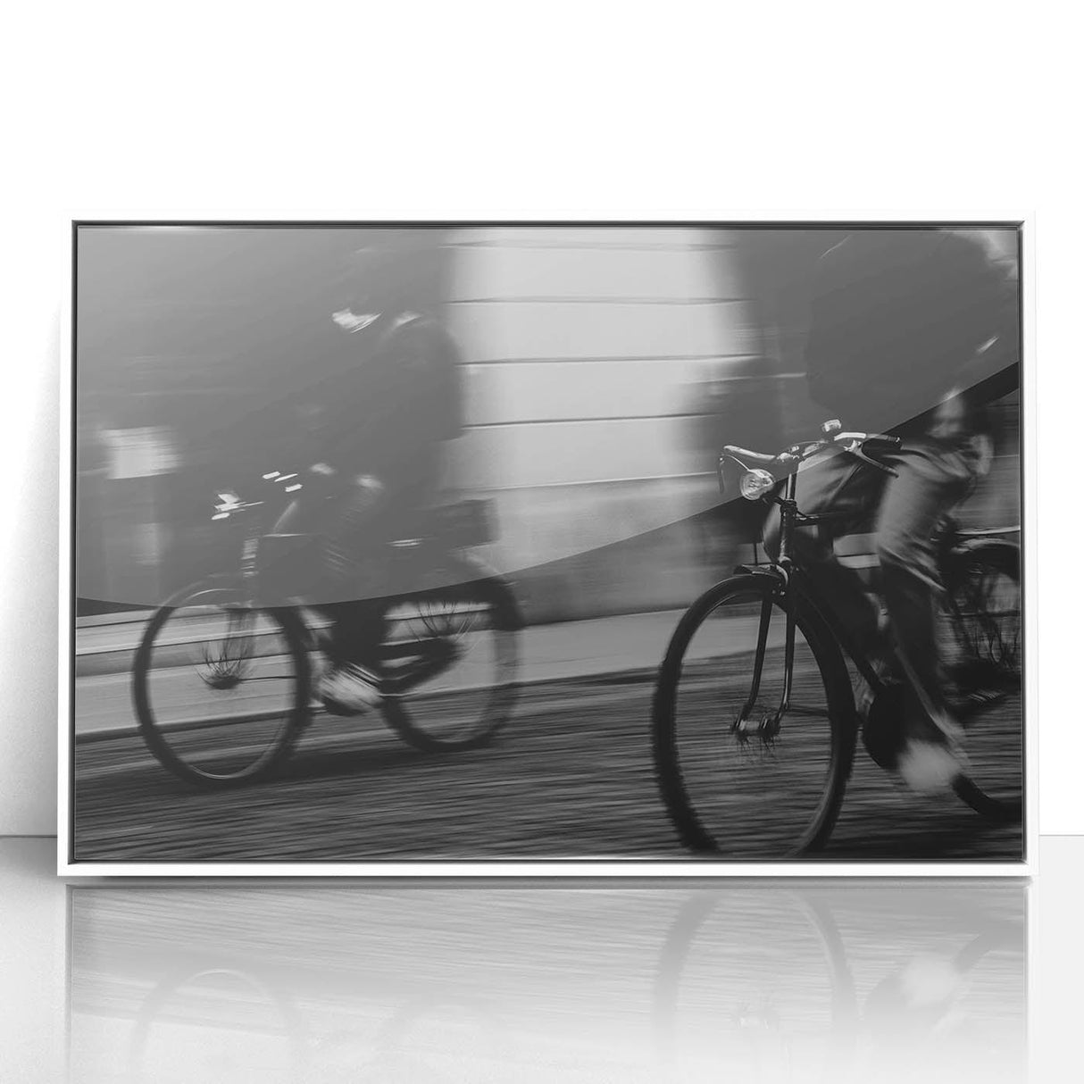 Urban Skyline Canvas Prints – Black and White Motion Photography