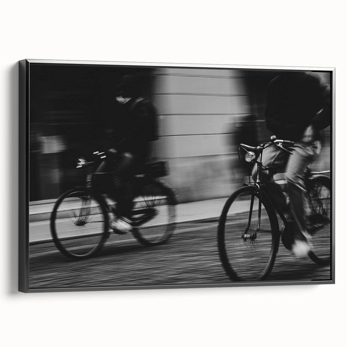 Urban Skyline Canvas Prints – Black and White Motion Photography