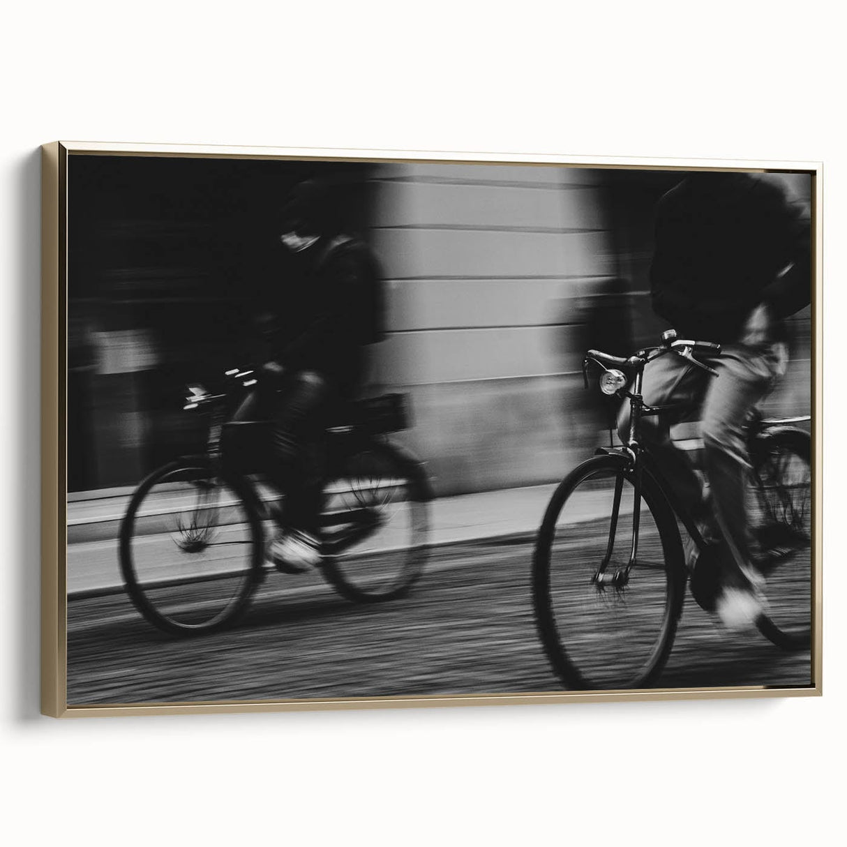 Urban Skyline Canvas Prints – Black and White Motion Photography