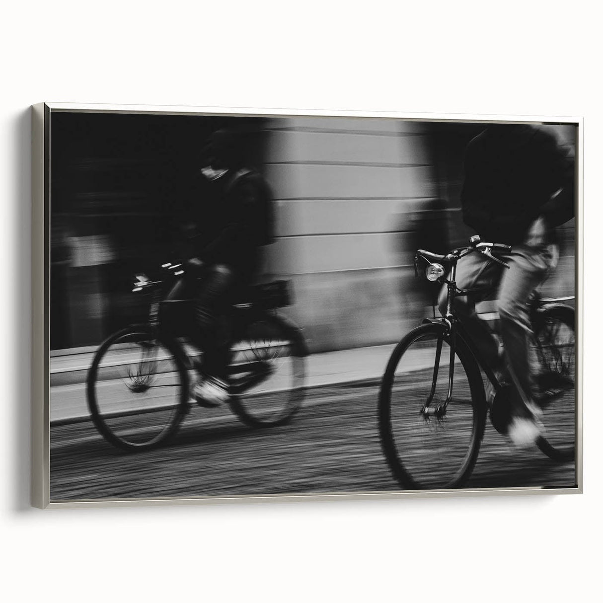 Urban Skyline Canvas Prints – Black and White Motion Photography