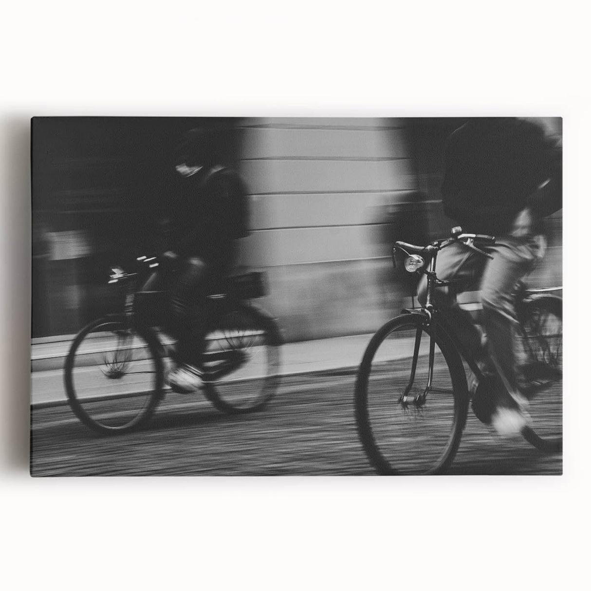 Urban Skyline Canvas Prints – Black and White Motion Photography