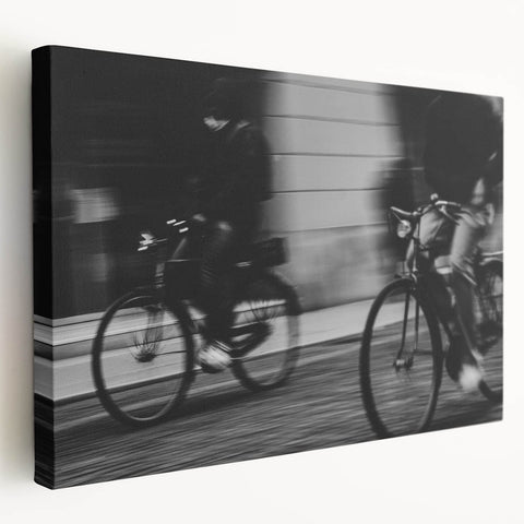 Urban Skyline Canvas Prints – Black and White Motion Photography