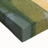 Earthen Harmony Abstracts - Green & Yellow Earthy Abstract Wall Art