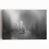 Fisherman Casting Net - Fine Art Photography Metal Prints