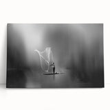 Fisherman Casting Net - Fine Art Photography Metal Prints