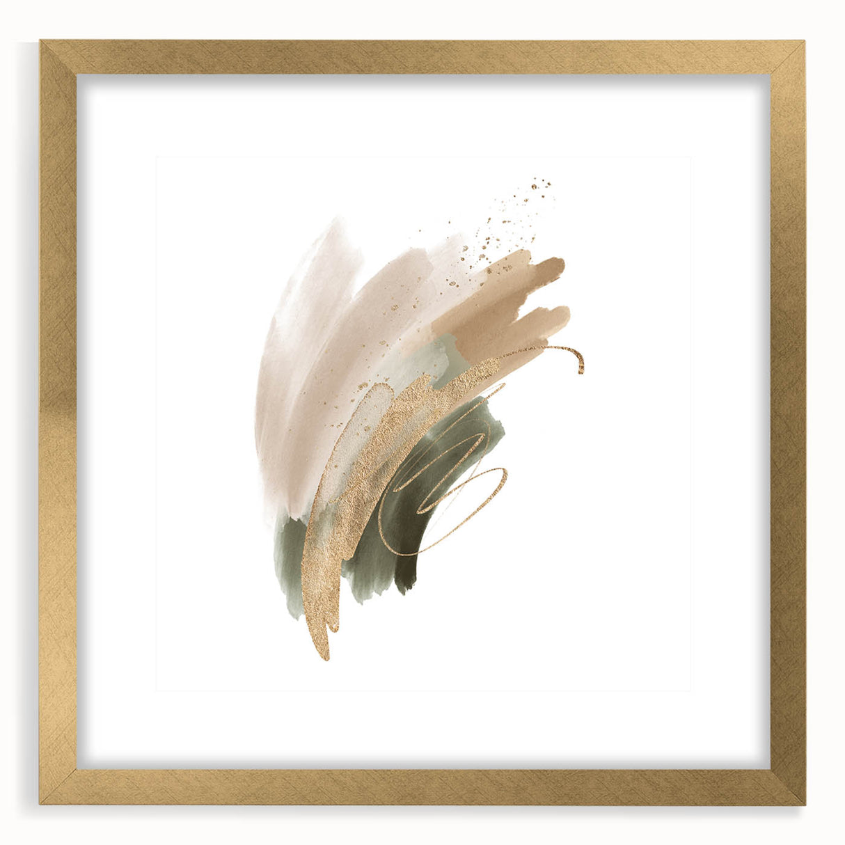 Contemporary Minimalist Wall Art – Earthy Abstract Geometric Print