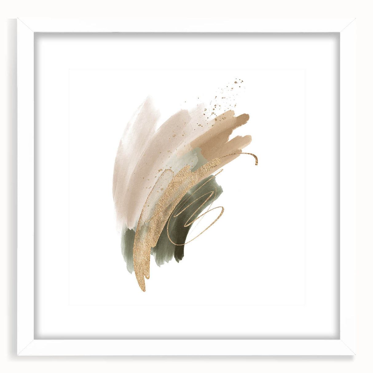 Contemporary Minimalist Wall Art – Earthy Abstract Geometric Print