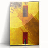 Contemporary Minimalist Landscape Decor – Vibrant Urban Wall Print