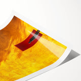 Contemporary Minimalist Landscape Decor – Vibrant Urban Wall Print