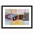 Contemporary Abstract Art – Pastel Geometric Watercolor Print