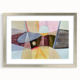 Contemporary Abstract Art – Pastel Geometric Watercolor Print