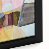 Contemporary Abstract Art – Pastel Geometric Watercolor Print