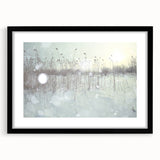 Winter Wonderland Wall Art – Snowy Field at Sunrise