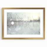 Winter Wonderland Wall Art – Snowy Field at Sunrise