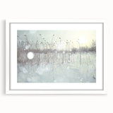 Winter Wonderland Wall Art – Snowy Field at Sunrise