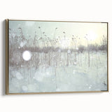 Winter Wonderland Wall Art – Snowy Field at Sunrise