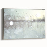 Winter Wonderland Wall Art – Snowy Field at Sunrise