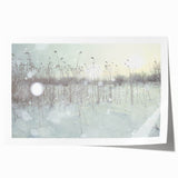 Winter Wonderland Wall Art – Snowy Field at Sunrise