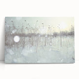Winter Wonderland Wall Art – Snowy Field at Sunrise