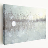 Winter Wonderland Wall Art – Snowy Field at Sunrise