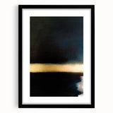 Minimalist Textured Art Pieces – Black and Gold Horizontal Abstract