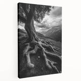 Ancient Roots and Mountains - Fine Art Photography Canvas Prints