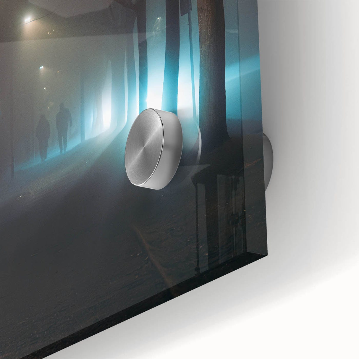 Metropolitan Photography Art – Foggy City Street Light Scene