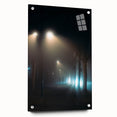 Metropolitan Photography Art – Foggy City Street Light Scene