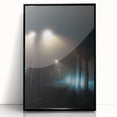 Metropolitan Photography Art – Foggy City Street Light Scene