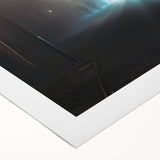 Metropolitan Photography Art – Foggy City Street Light Scene