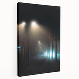 Metropolitan Photography Art – Foggy City Street Light Scene