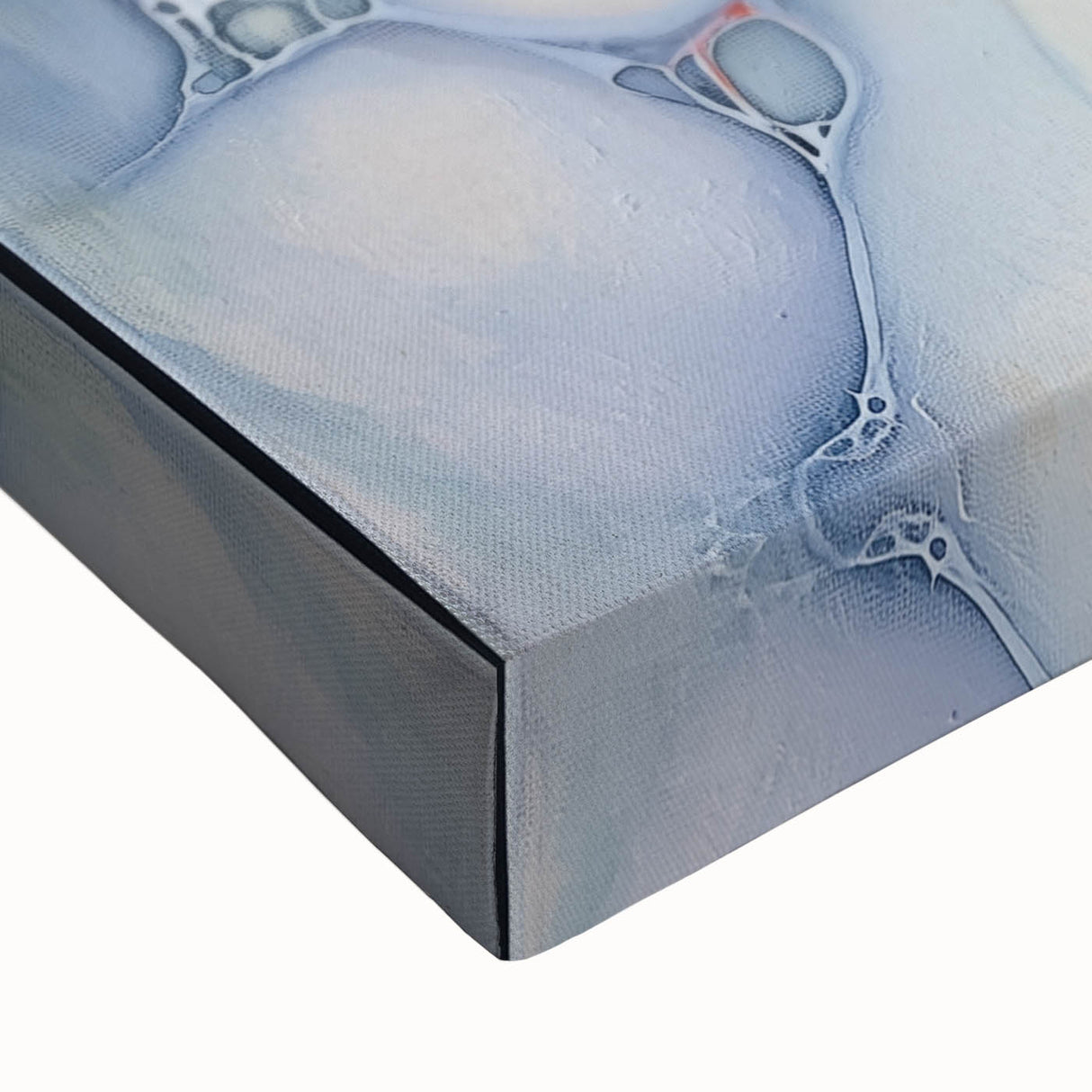 Serene Web of Color – Earthen Harmony Contemporary Canvas Art