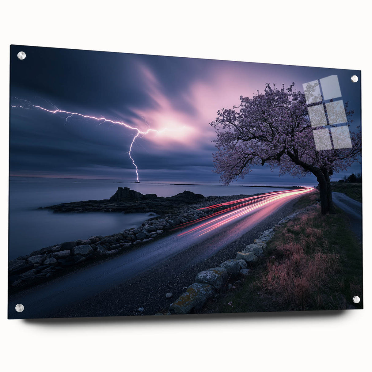 Stormy Coastline at Night – Fine Art Photography Canvas Prints