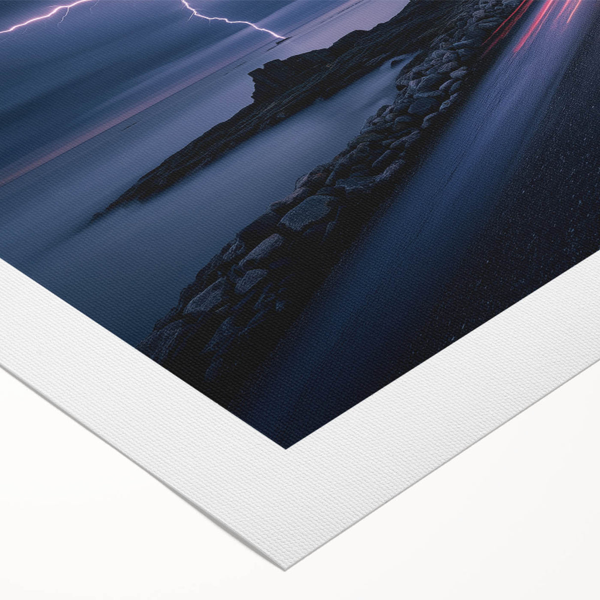 Stormy Coastline at Night – Fine Art Photography Canvas Prints