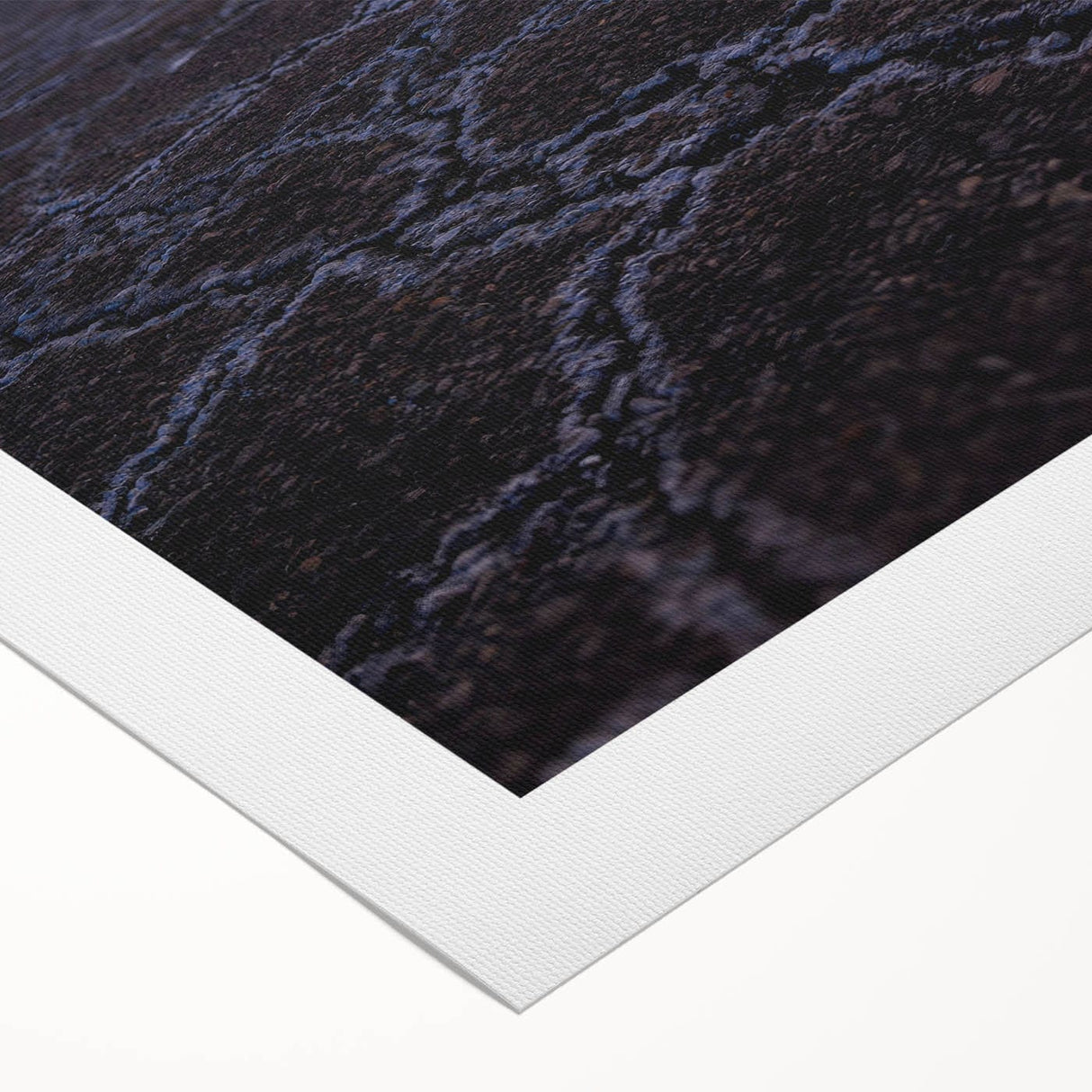 Urban Scenery Wall Art – Cracked Pavement at Sunset Canvas