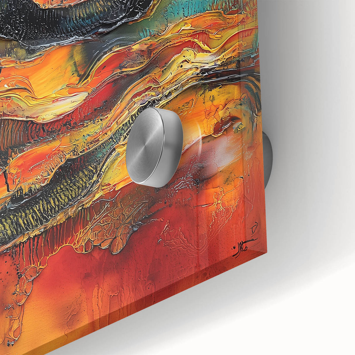 Bold Burnt Orange Form – Earthen Harmony Neutral Abstract Prints