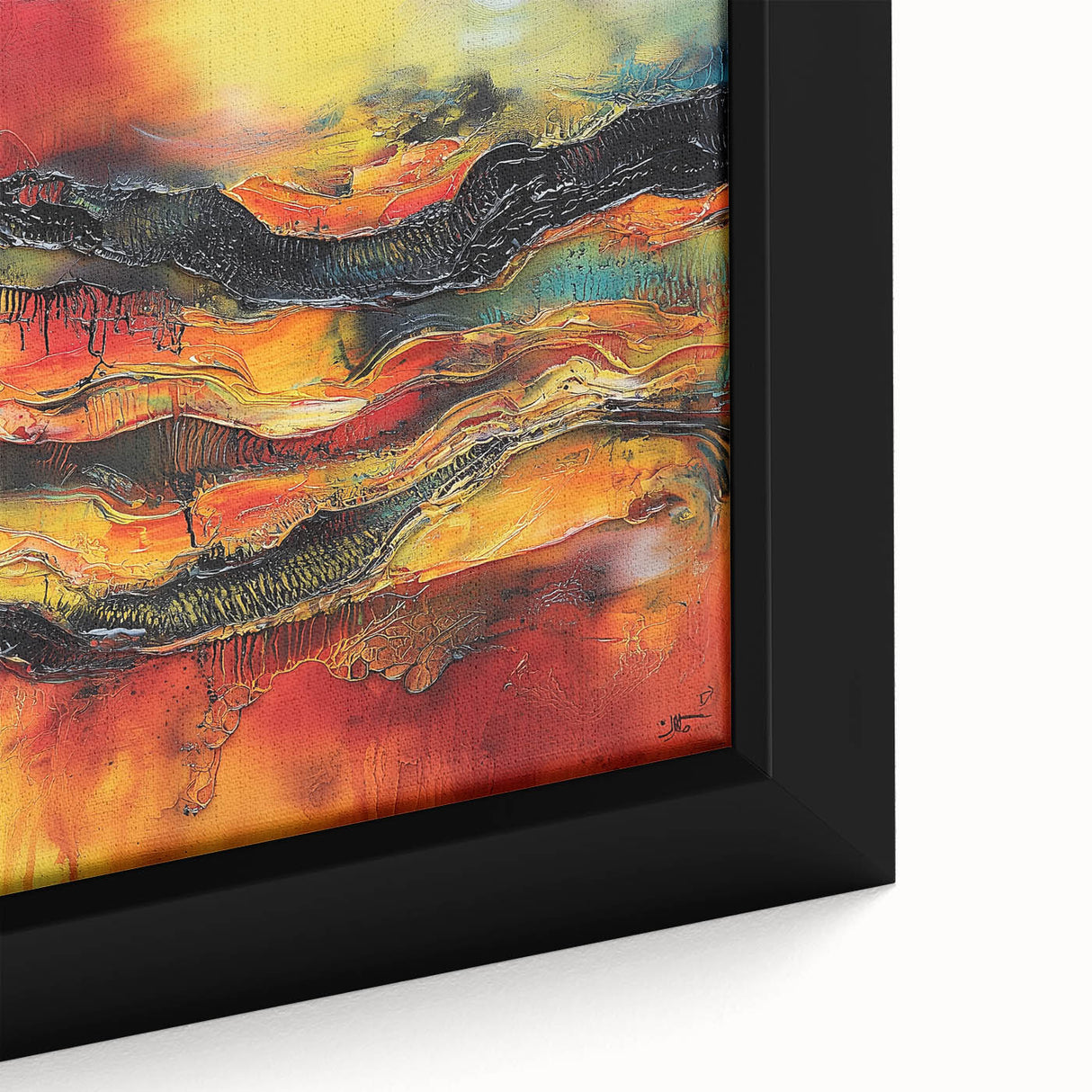 Bold Burnt Orange Form – Earthen Harmony Neutral Abstract Prints