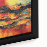 Bold Burnt Orange Form – Earthen Harmony Neutral Abstract Prints